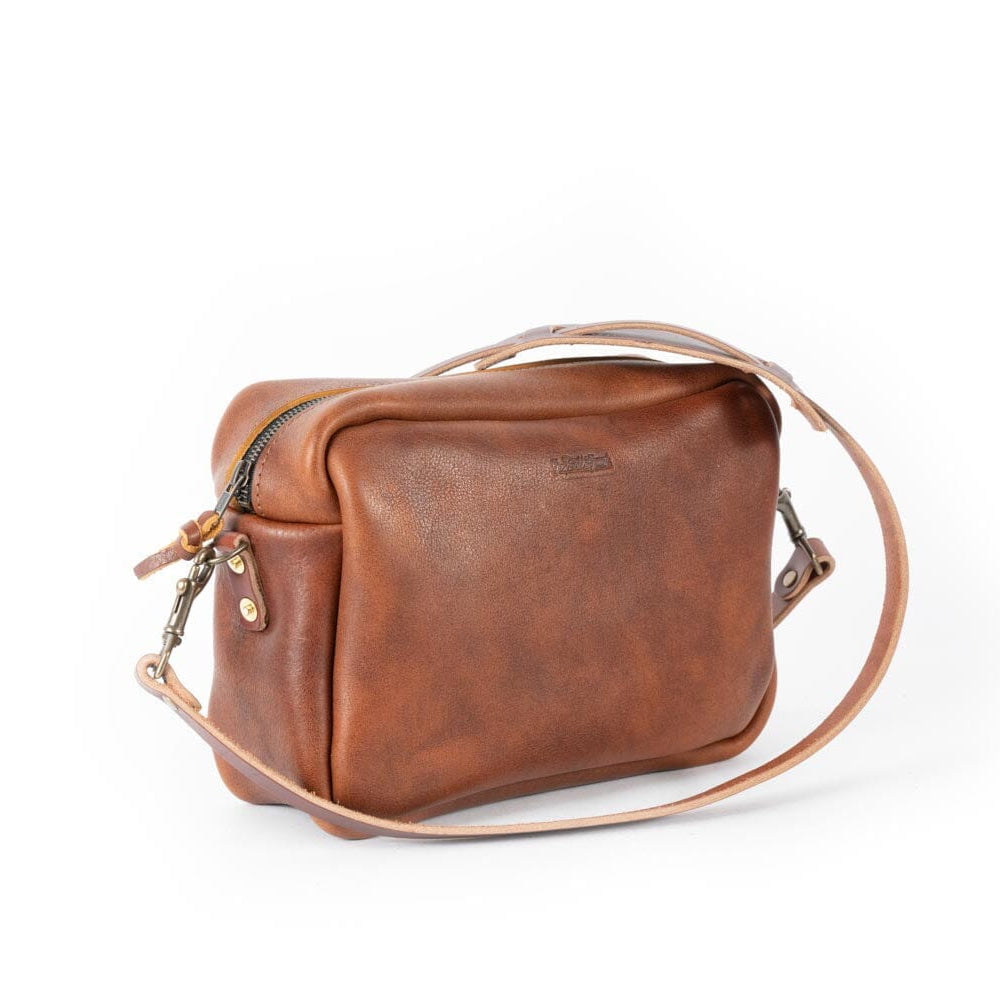 SARAH LEATHER CROSSBODY - MEDIUM - INDIGO BISON