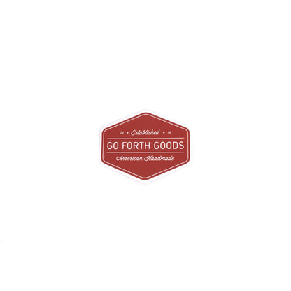 TRADITIONAL RED LOGO STICKER