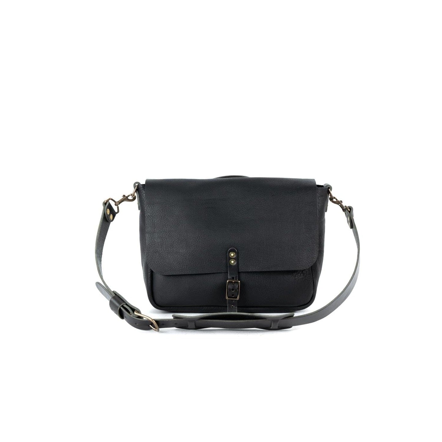 STEPHEN LEATHER MESSENGER BAG - SMALL