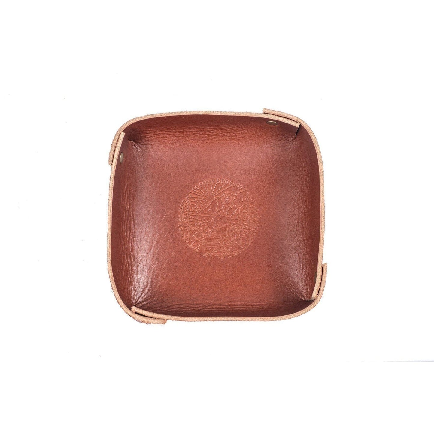 LEATHER VALET TRAY