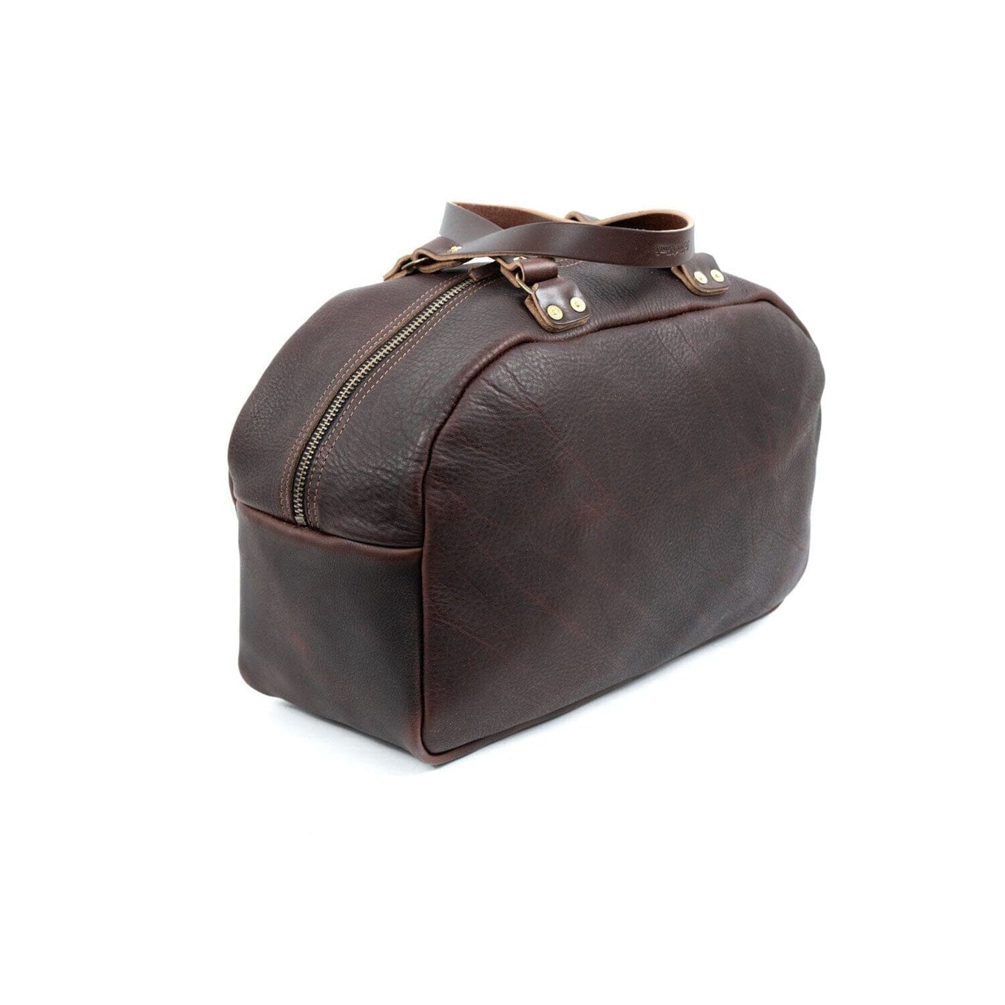 HOFFMAN LEATHER WEEKENDER DUFFLE BAG