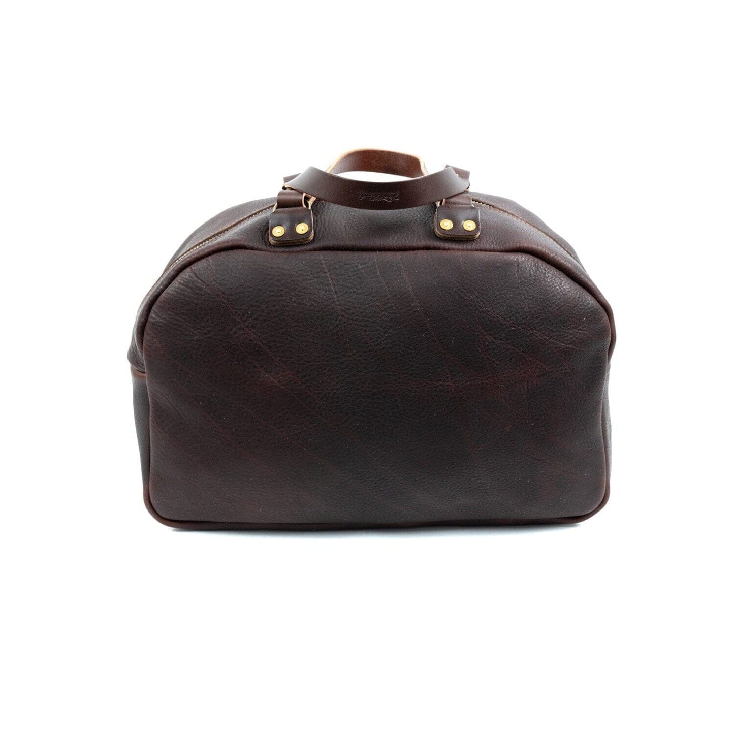 HOFFMAN LEATHER WEEKENDER DUFFLE BAG