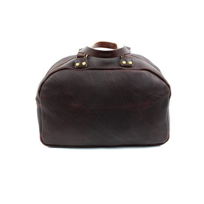 HOFFMAN LEATHER WEEKENDER DUFFLE BAG