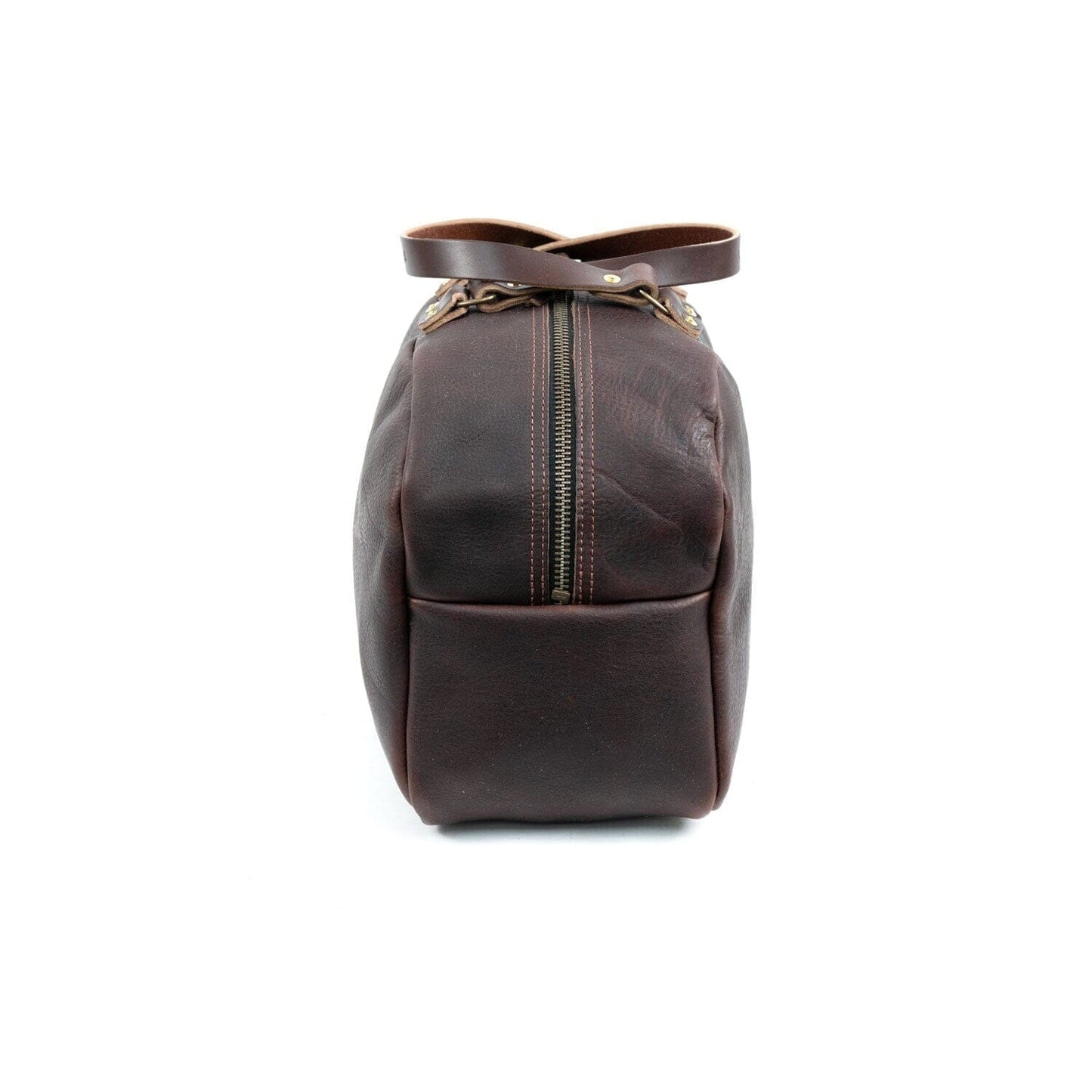 HOFFMAN LEATHER WEEKENDER DUFFLE BAG