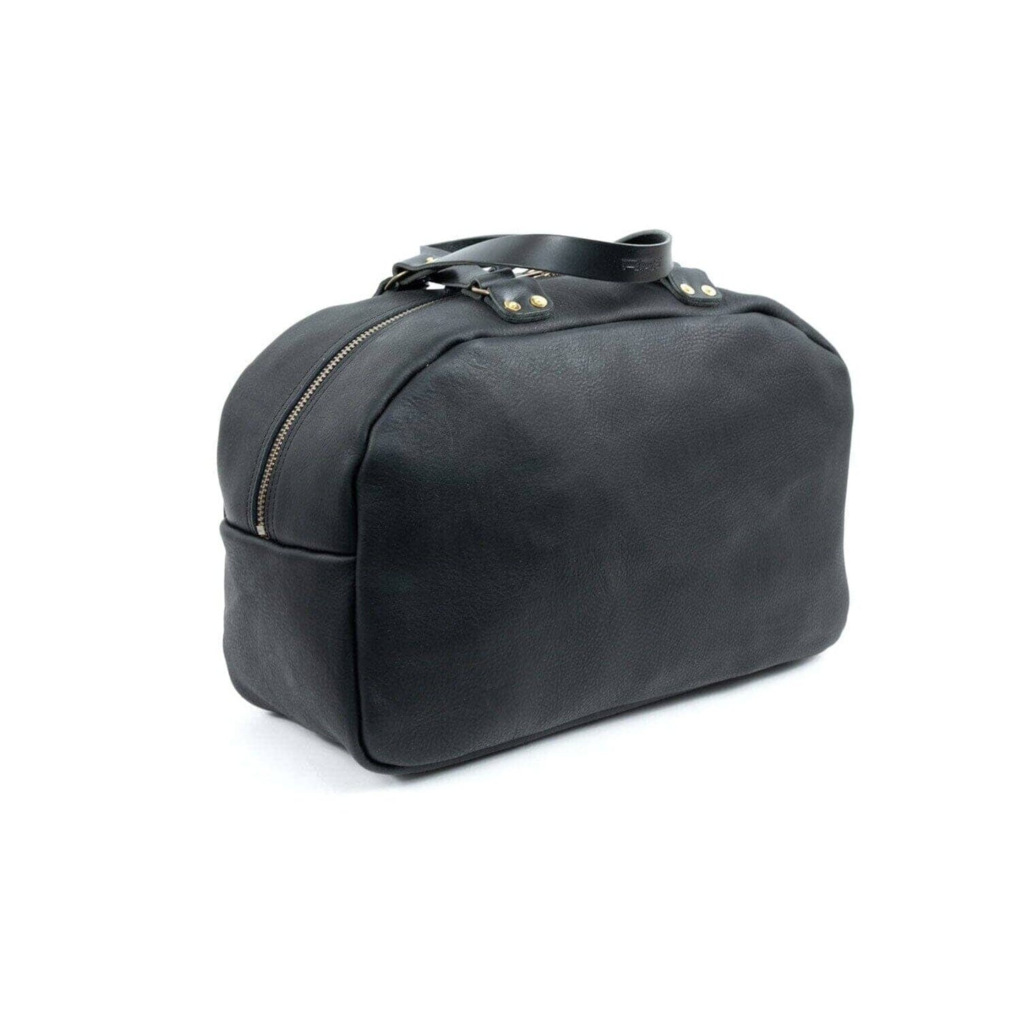HOFFMAN LEATHER WEEKENDER DUFFLE BAG