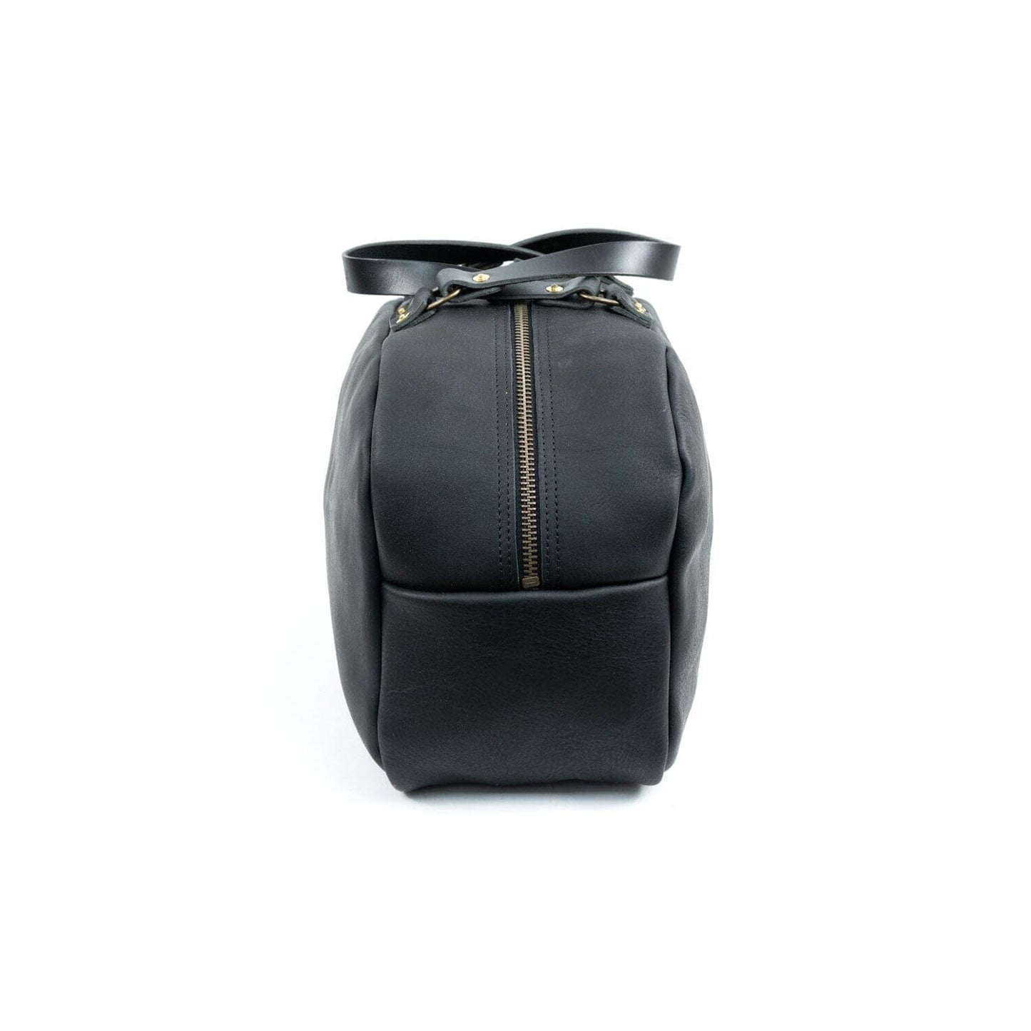 HOFFMAN LEATHER WEEKENDER DUFFLE BAG