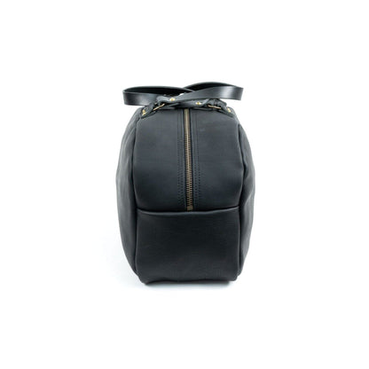 HOFFMAN LEATHER WEEKENDER DUFFLE BAG