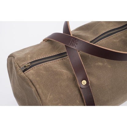 WILLIAM WAXED CANVAS WEEKENDER DUFFLE BAG