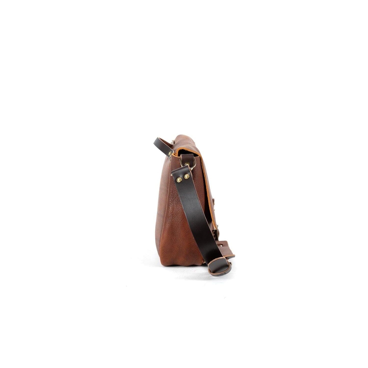 STEPHEN LEATHER MESSENGER BAG - SMALL