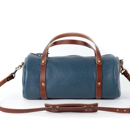 JANE LEATHER CROSSBODY - LARGE - SMOKEY BLUE