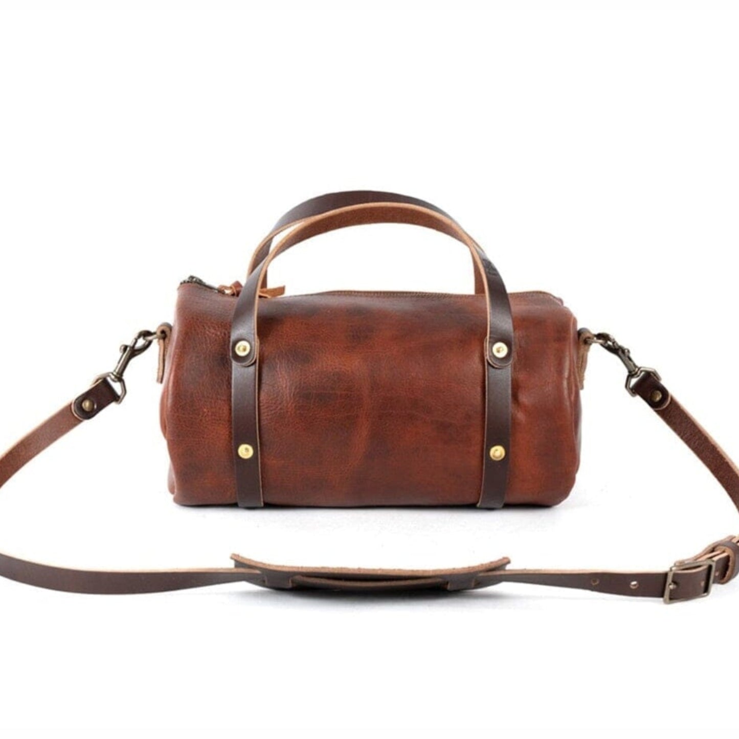 JANE LEATHER CROSSBODY - SMALL - WHISKY BISON