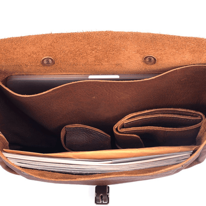 STEPHEN LEATHER MESSENGER BAG