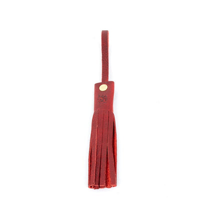 LEATHER TASSEL BAG CHARM