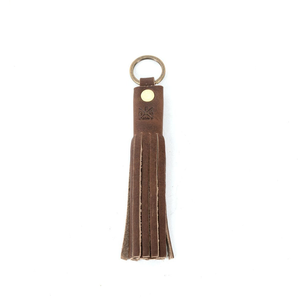 LEATHER TASSEL KEY CHAIN