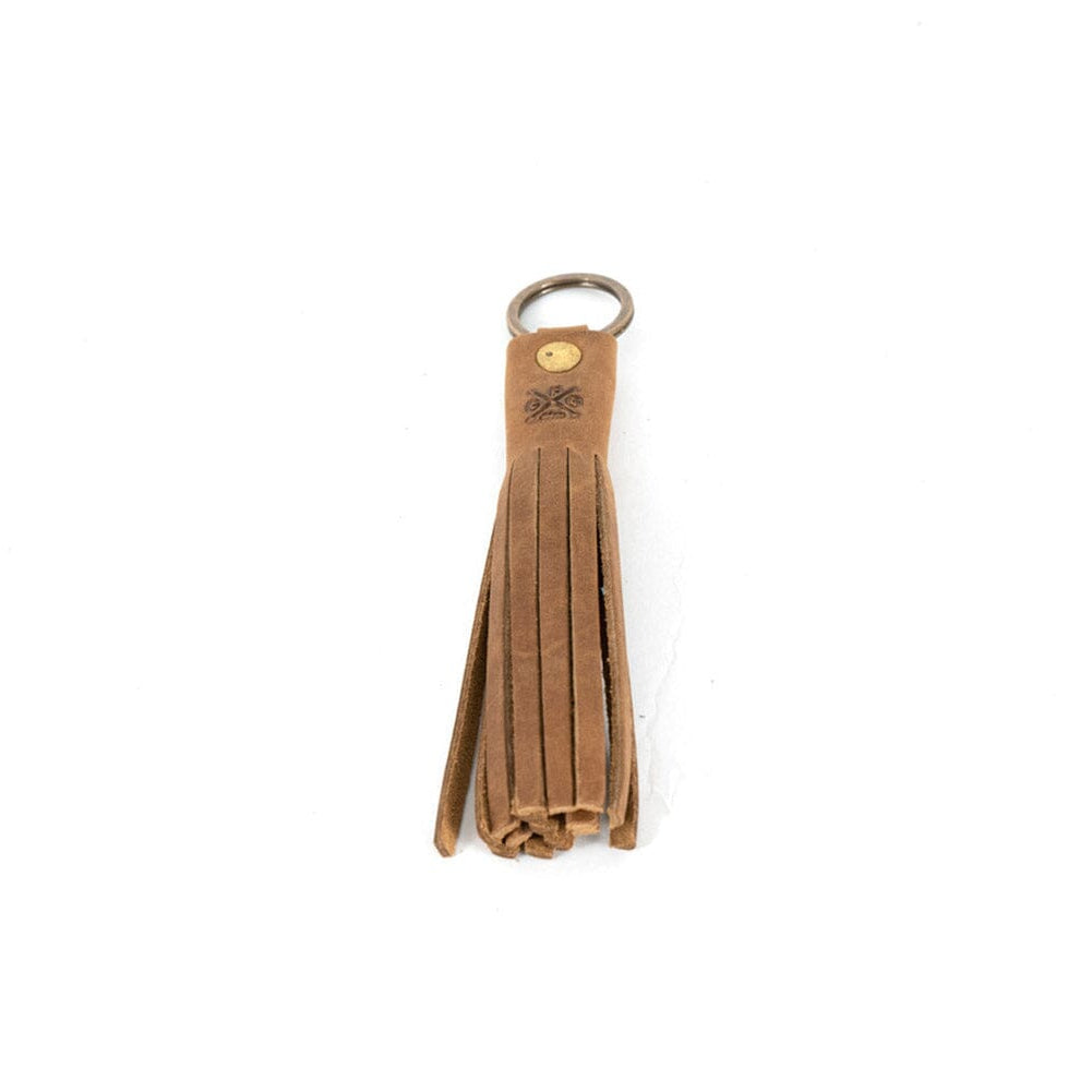 LEATHER TASSEL KEY CHAIN