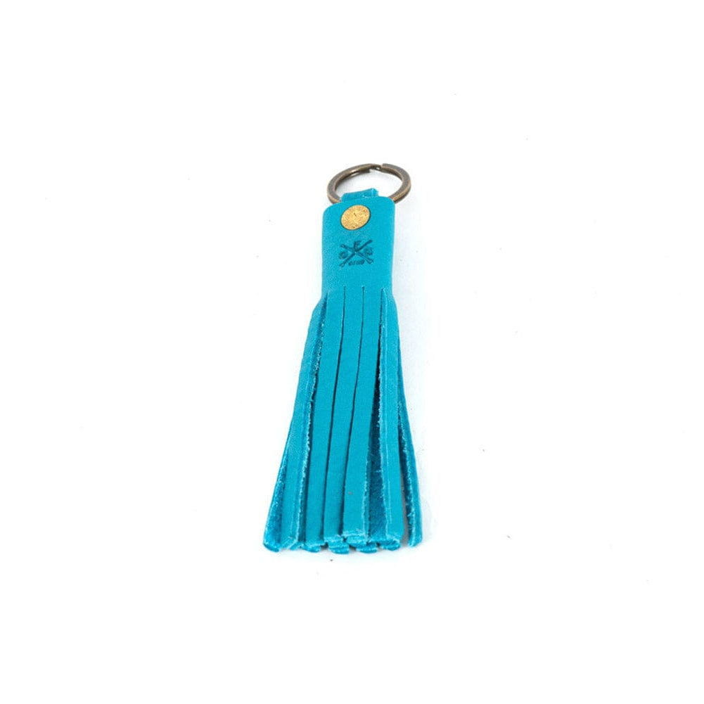 LEATHER TASSEL KEY CHAIN