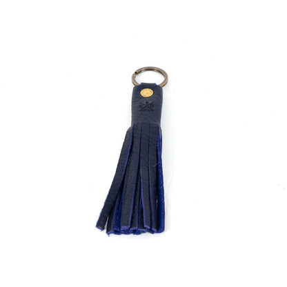 LEATHER TASSEL KEY CHAIN