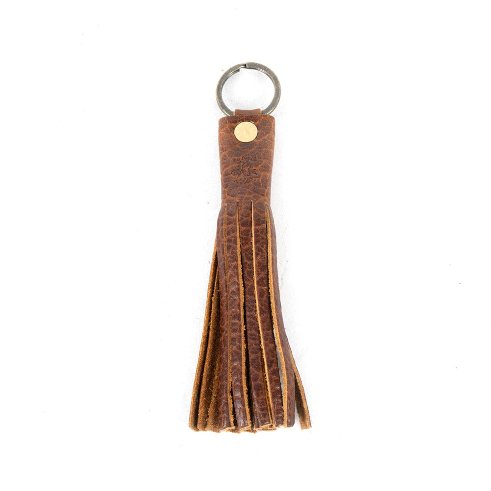 LEATHER TASSEL KEY CHAIN