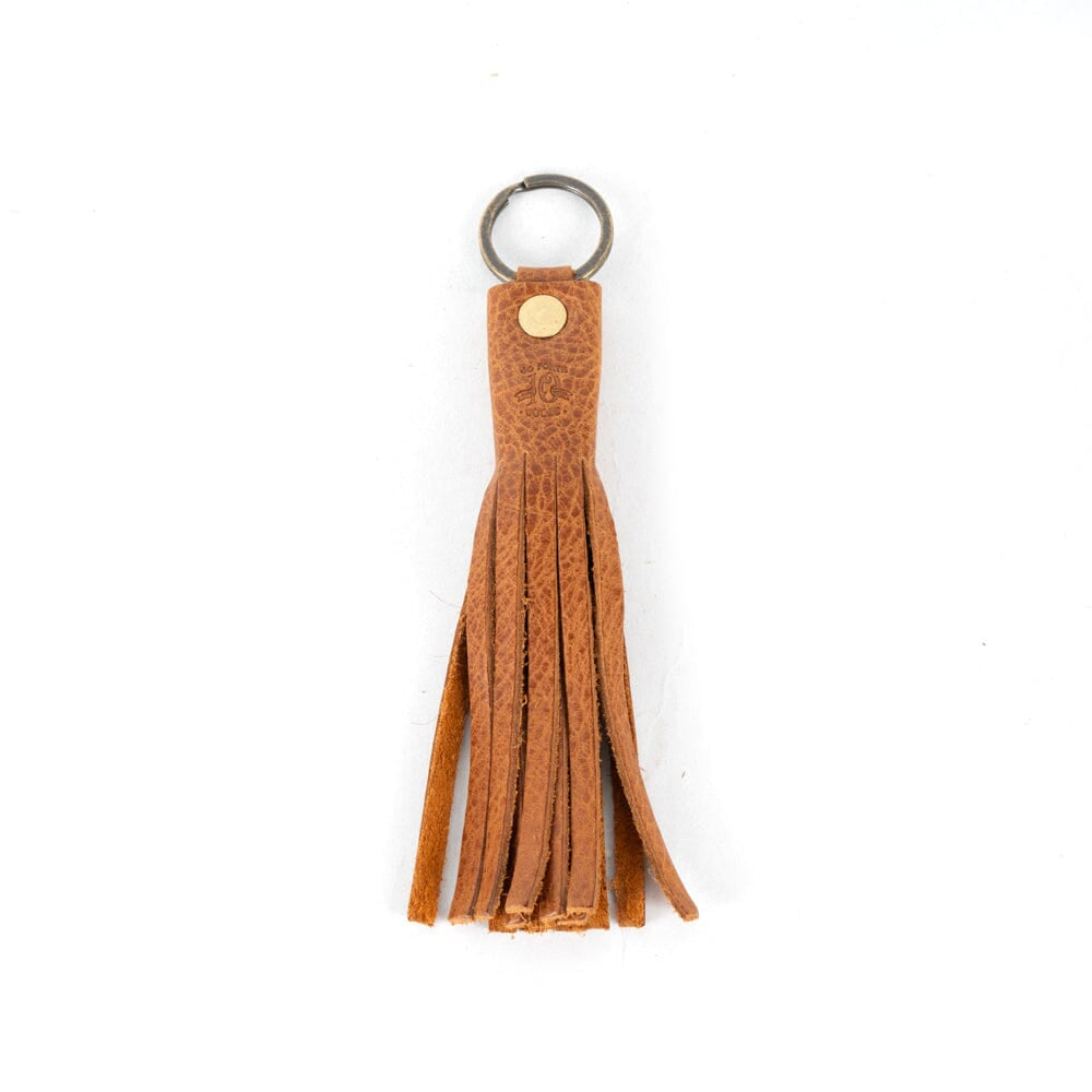 LEATHER TASSEL KEY CHAIN