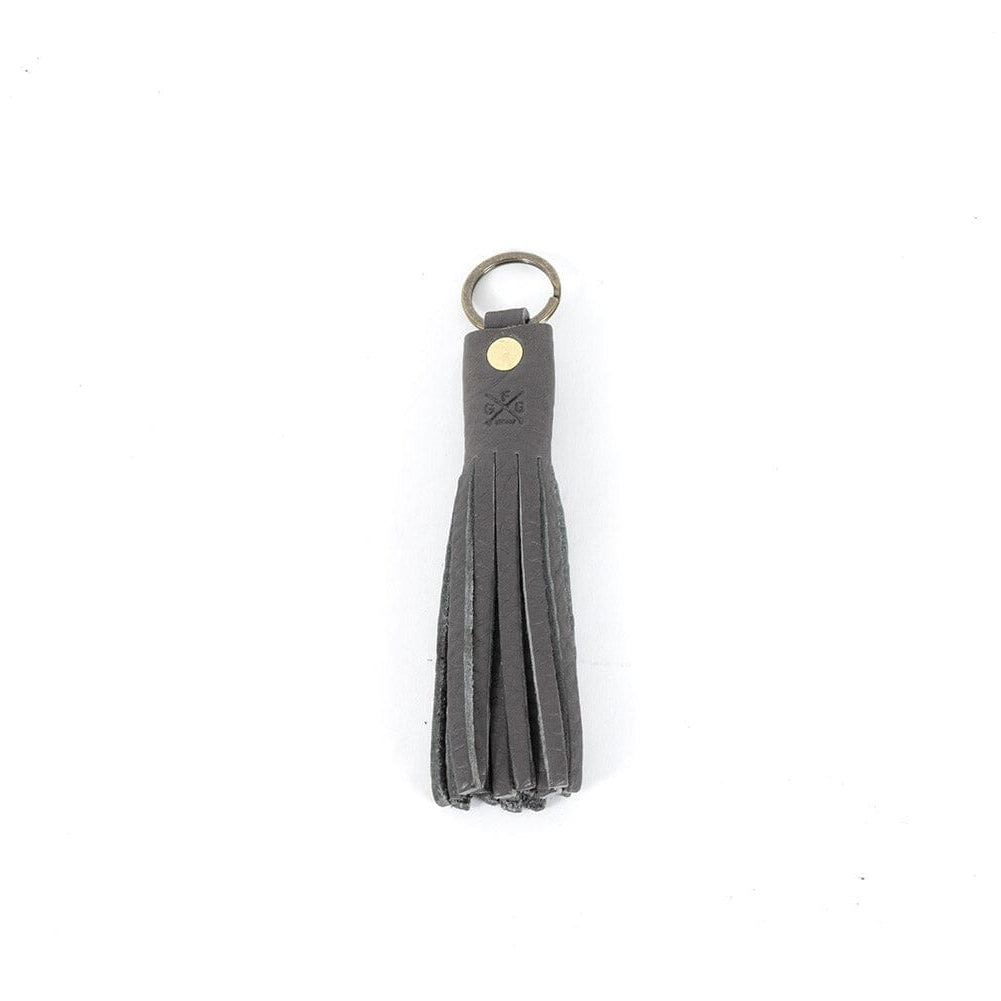 LEATHER TASSEL KEY CHAIN