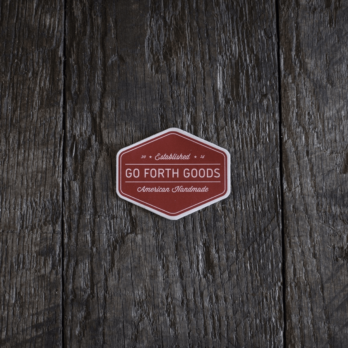 TRADITIONAL RED LOGO STICKER