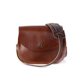 VIVIAN SATCHEL LEATHER CROSSBODY - CHESTNUT