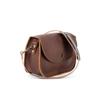 VIVIAN SATCHEL LEATHER CROSSBODY DELUXE - OLIVE