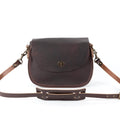 VIVIAN SATCHEL LEATHER CROSSBODY - MOCHA