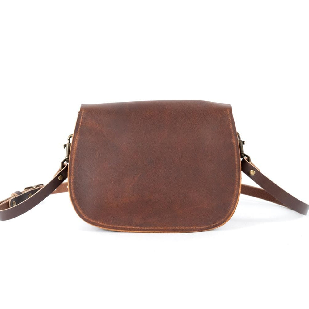 VIVIAN SATCHEL LEATHER CROSSBODY - VIOLET
