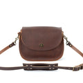 VIVIAN SATCHEL LEATHER CROSSBODY - VIOLET