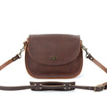 VIVIAN SATCHEL LEATHER CROSSBODY - INDIGO BISON