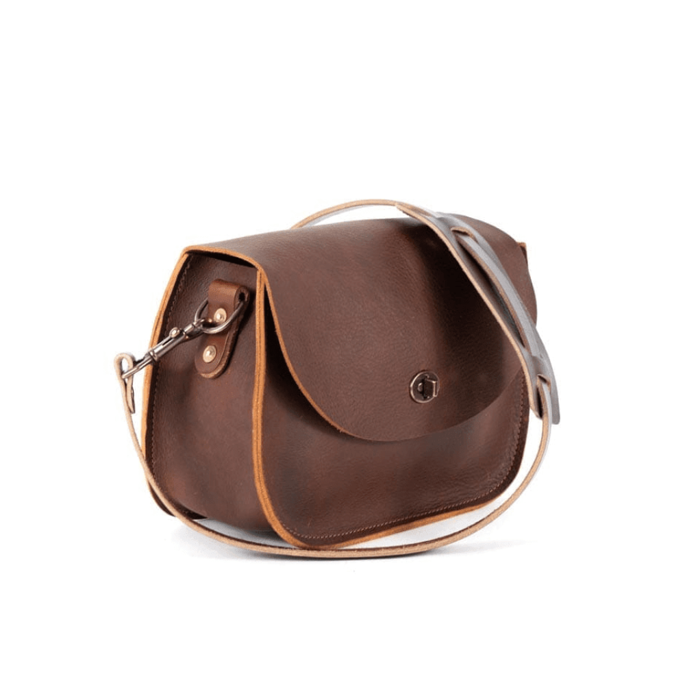 VIVIAN SATCHEL LEATHER CROSSBODY DELUXE - GRASS GREEN