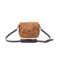 VIVIAN SATCHEL LEATHER CROSSBODY - TOBACCO