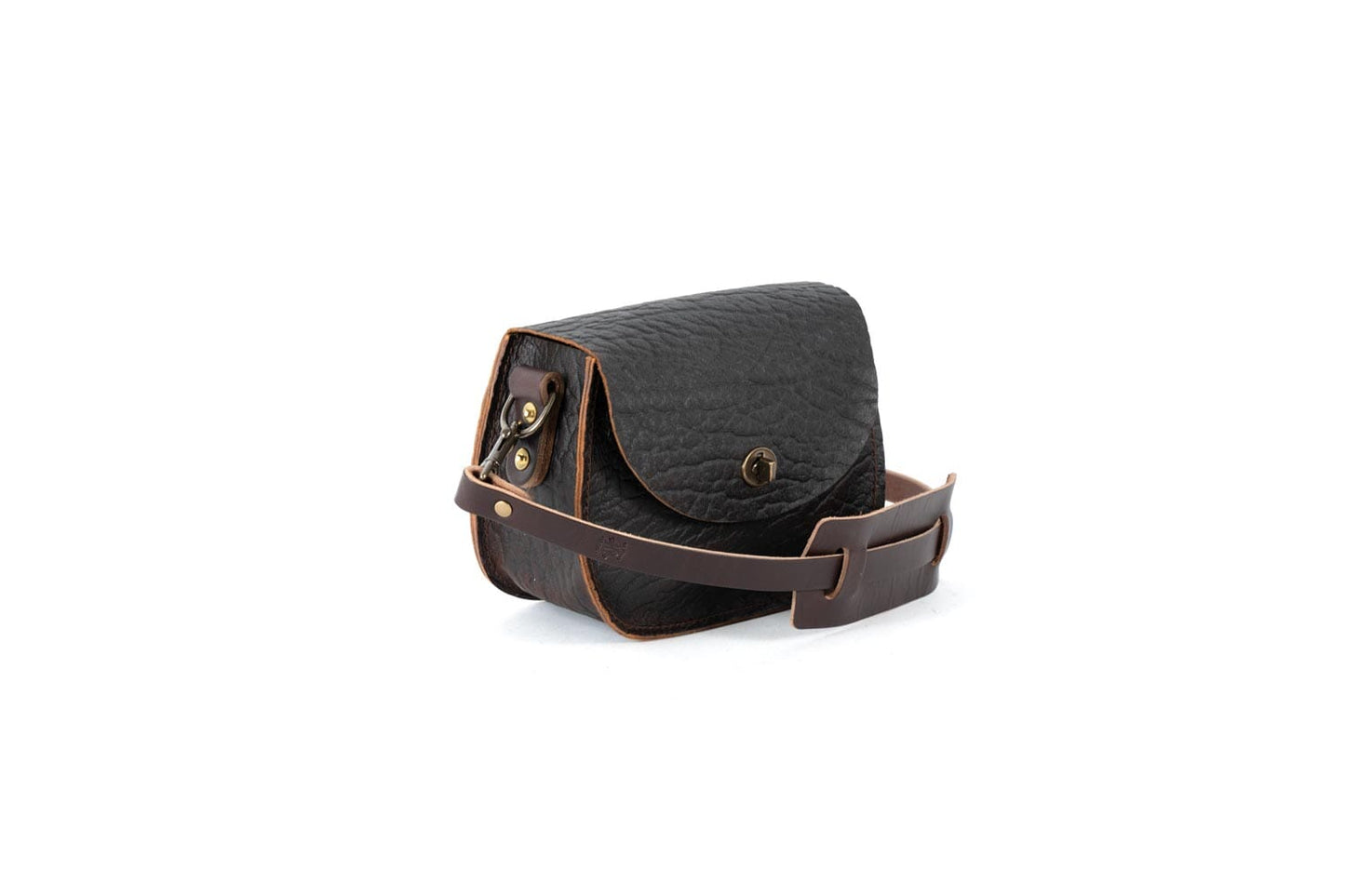 VIVIAN SATCHEL LEATHER CROSSBODY - SMALL - CHERRY BISON