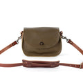 VIVIAN SATCHEL LEATHER CROSSBODY - SMALL - OLIVE