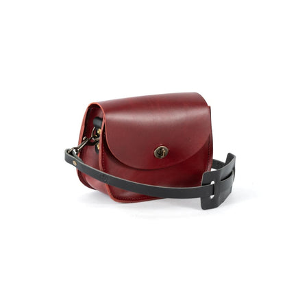 VIVIAN SATCHEL LEATHER CROSSBODY - SMALL - OXBLOOD