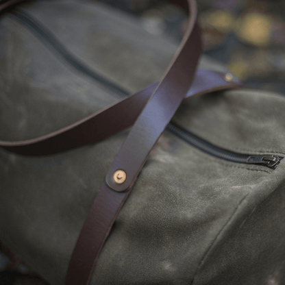 WILLIAM WAXED CANVAS WEEKENDER DUFFLE BAG