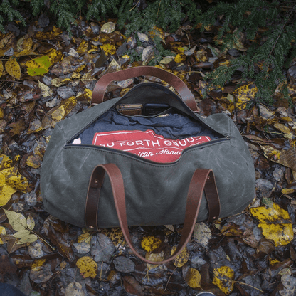 WILLIAM WAXED CANVAS WEEKENDER DUFFLE BAG