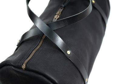 WILLIAM LEATHER WEEKENDER DUFFLE BAG - IN STOCK