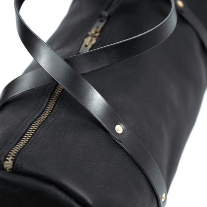 WILLIAM LEATHER WEEKENDER DUFFLE BAG