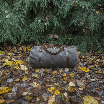 WILLIAM WAXED CANVAS WEEKENDER DUFFLE BAG