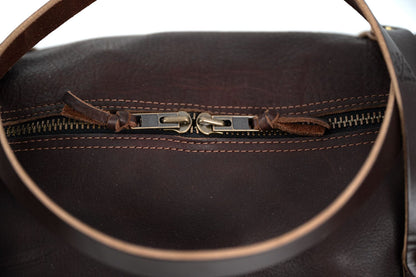 WILLIAM LEATHER WEEKENDER DUFFLE BAG - IN STOCK