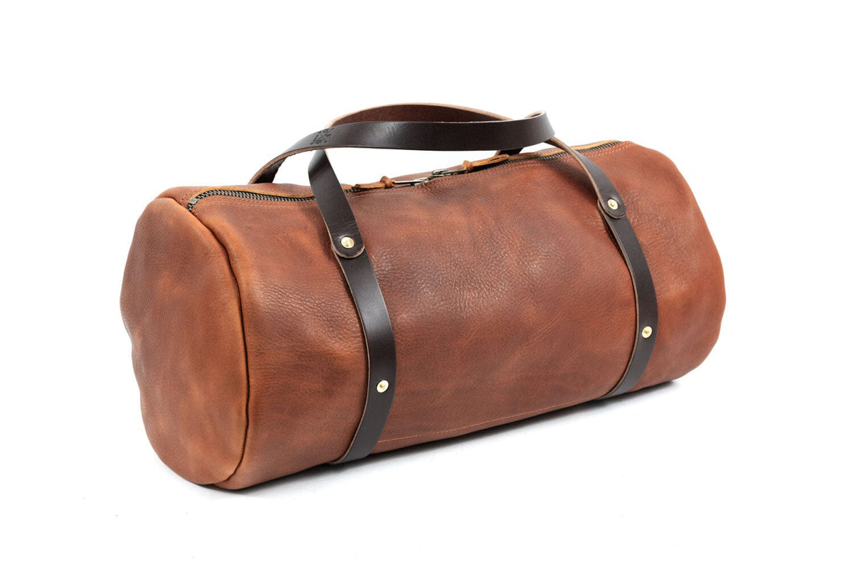 WILLIAM LEATHER WEEKENDER DUFFLE BAG - IN STOCK