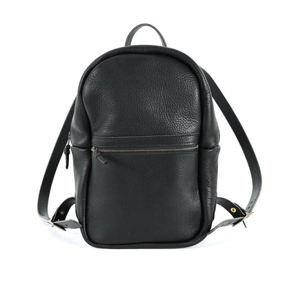 CLASSIC ZIPPERED LEATHER BACKPACK - MEDIUM - IN STOCK