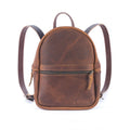CLASSIC ZIPPERED SMALL LEATHER BACKPACK PURSE - IN STOCK