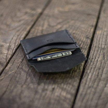 TUCK LEATHER CARD WALLET