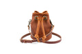 LEATHER BUCKET BAG - SMALL - MUSTARD YELLOW