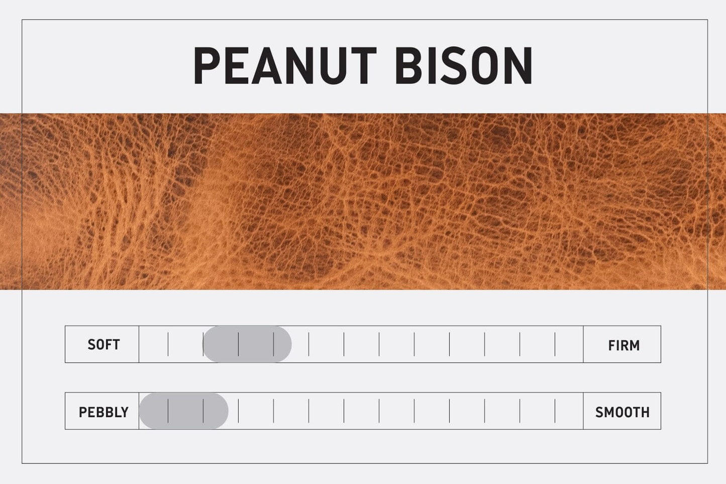 LEATHER TOP ZIPPERED POUCH - SMALL - PEANUT BISON