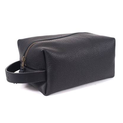 LEATHER SHAVE KIT | LEATHER TOILETRY BAG | LEATHER DOPP KIT