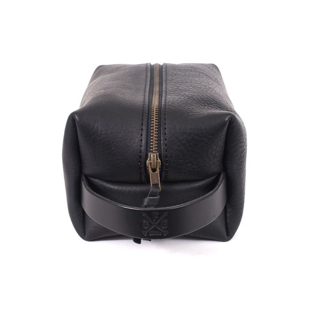 LEATHER SHAVE KIT | LEATHER TOILETRY BAG | LEATHER DOPP KIT